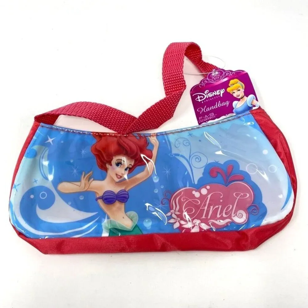 Disney Princesses Ariel Mermaid Mini Kids Purse Pink NWT Dress Up Pretend Play
